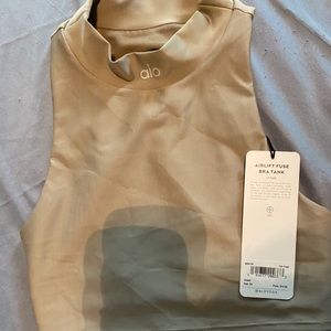 ALO yoga XS tank with back cutout NWT